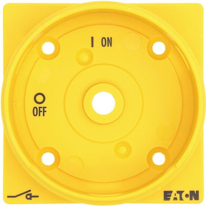 Actual product image Eaton Handle, red / yellow, lockable, for padl