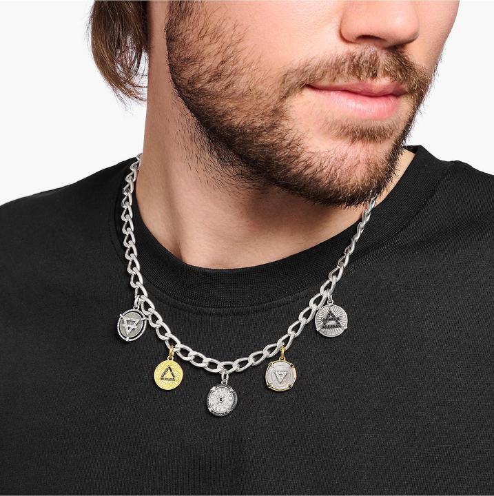 Produktbild Thomas Sabo Halskette mit Coins Elements of Nature Silber (925er Silber, 50 cm)