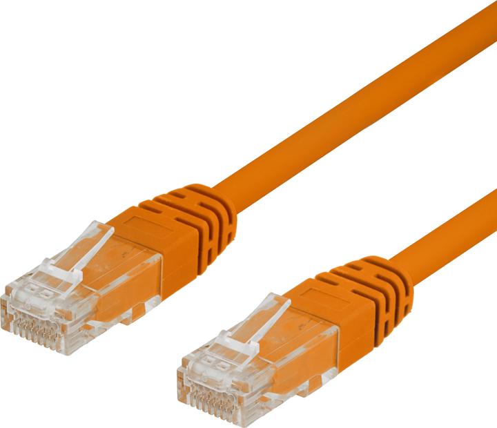Immagine prodotto Deltaco TP-603-OR Cavo di rete U/UTP (UTP) (U/UTP, CAT6, 0.30 m)