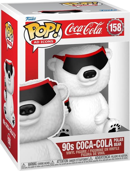 Actual product image Funko Pop! Ad Icons : Coca-Cola Bear (90s) (158)