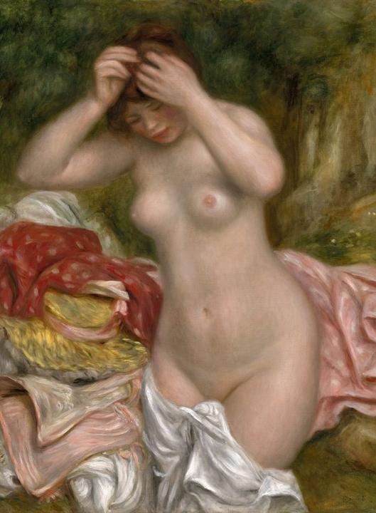 Produktbild Grafika Puzzle 2000 pieces Auguste Renoir: Bather Arranging Her Hair, 1893 (2000 Teile)