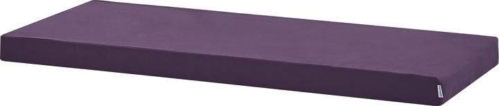 Hoppekids Schaumstoffmatratze inkl. Bezug, 70x160 cm, Höhe 9cm, Loganberry Purple (70 x 160 cm)