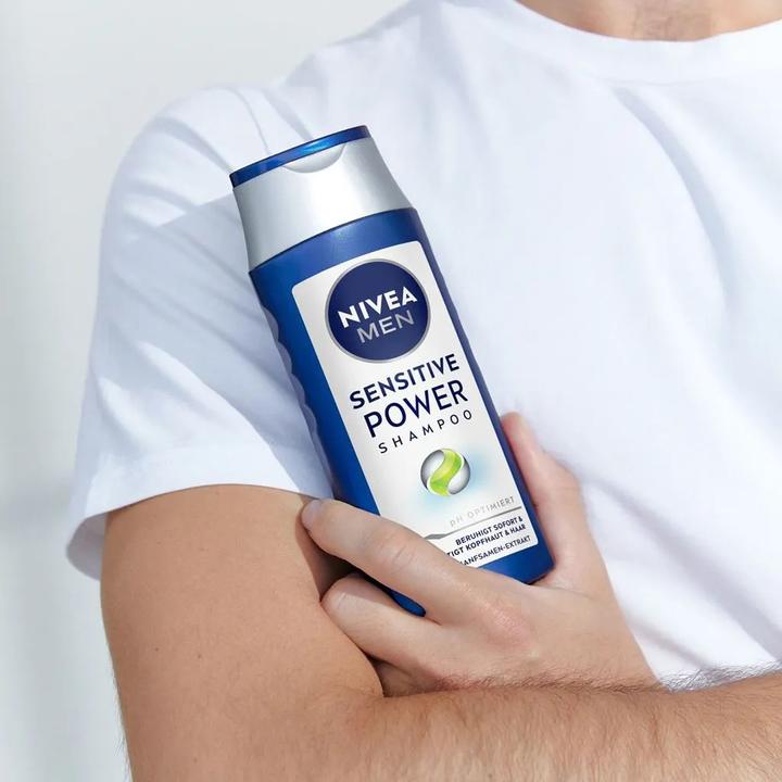 Produktbild Nivea Men Sensitiv Power (250 ml, Flüssiges Shampoo)
