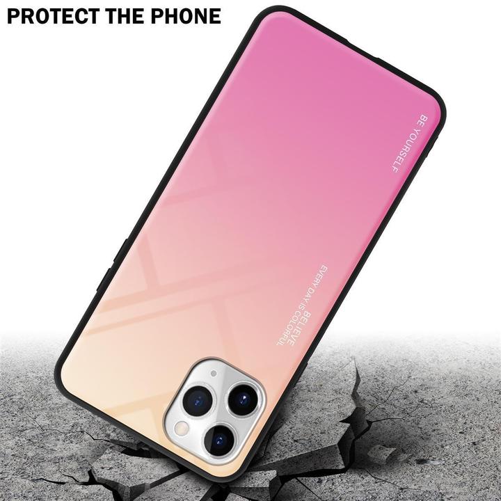 Actual product image Cadorabo TPU 2 colors glass cover (Apple iPhone 11 Pro Max)