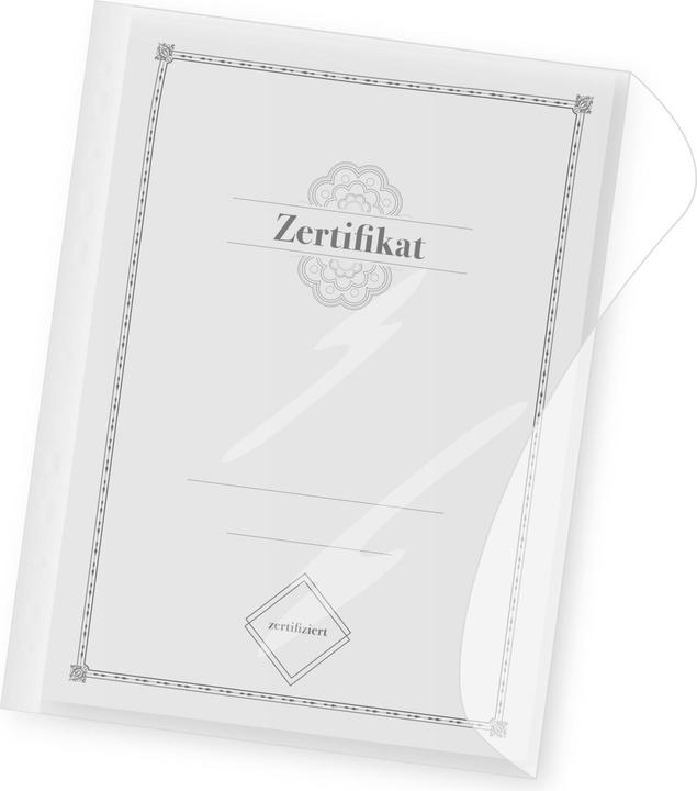 Produktbild Idena Dokumentenhülle A4 10er genarbt 120µ (A4, 10 x)