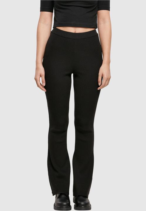 Actual product image Urban Classics Ladies Rib Knit Bootcut Leggings - 16766 (XL)
