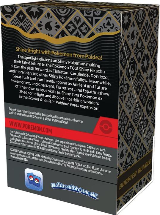 Actual product image Pokémon Paldean Fates (English, Booster display)