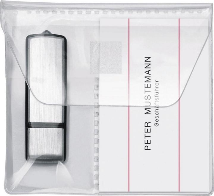 Actual product image Veloflex Sleeve for USB stick 5pcs. for gluing in
