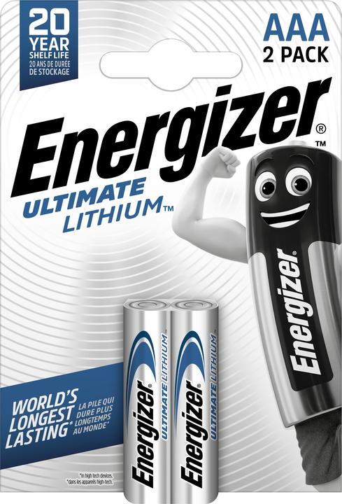 Produktbild Energizer Ultimate Lithium (2 Stk., AAA, 1250 mAh)