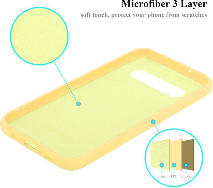 Actual product image Cadorabo TPU Liquid Silicone Case Cover (Samsung Galaxy S10)