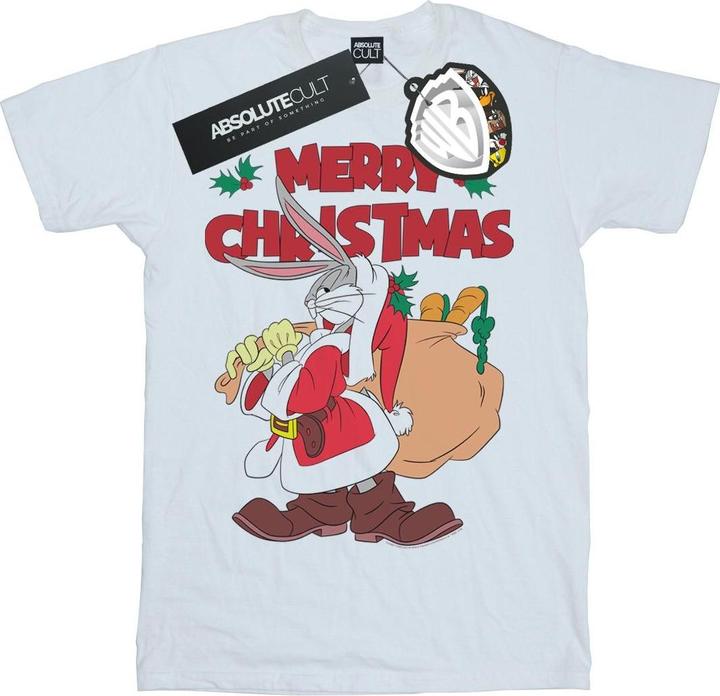 Immagine prodotto Looney Tunes Santa Bugs Bunny Maglietta Uomo (M)