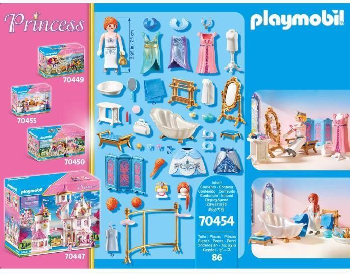 Immagine prodotto Playmobil Spogliatoio con vasca da bagno (70454, Principessa Playmobil)