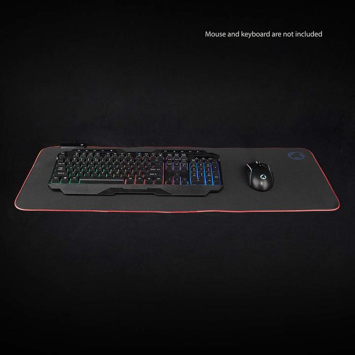 Produktbild Nedis Gaming-Mauspad | Gummi / Mikrofaser | Schwarz (XXL)