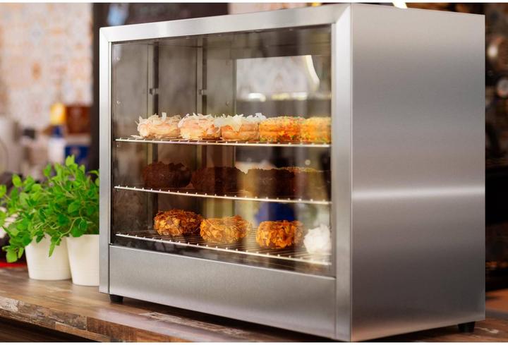 Produktbild Royal Catering Aufsatzvitrine Heisse Theke Warmhaltevitrine Warmhaltetheke Heisstheke 64 cm 1000W