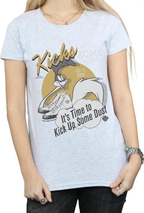 Actual product image Looney Tunes Womens/Ladies Road Runner Kicks Cotton T-Shirt (XXL)