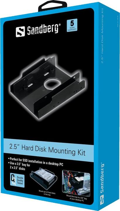 Immagine prodotto Sandberg Kit di montaggio per HDD da 2,5 pollici