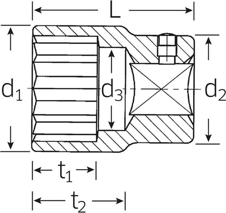 Produktbild Stahlwille Steckschlüsseleinsatz (36 mm)