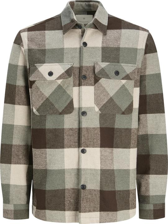 Jack & Jones Jprraymond Melange Check Ls Overshirt Sn