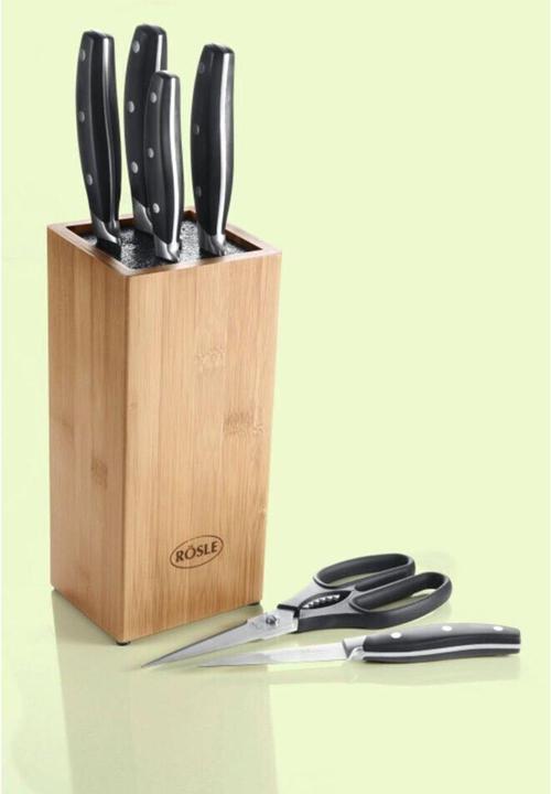 Image du produit Rösle Bloc de brosses et de couteaux CUISINE 7 pcs.