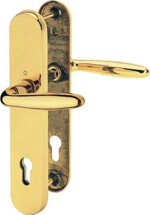 Hoppe Protection set Pisa M151/361A/360 brass F77-R 92 mm 67-72 mm (Door set)