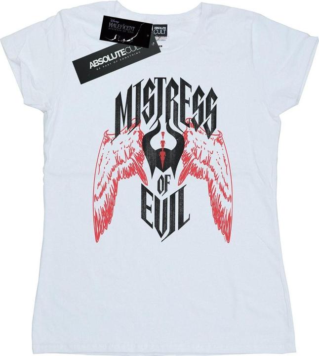 Actual product image Disney Womens/Ladies Maleficent Mistress Of Evil Wings Cotton T-Shirt (XXL)
