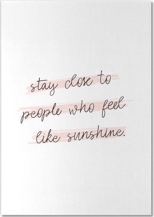 Produktbild Juniqe Sunshine Quote - Zitate & Slogans (A5, Liniert)