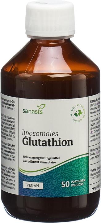 Actual product image Sanasis Glutathione liposomal Fl 250 ml (1 Piece, 331 g)