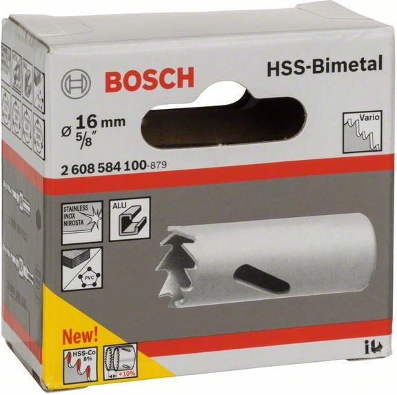 Immagine prodotto Bosch Professional Zubehör Sega a tazza HSS bimetallica per adattatore standard, 16 mm, 5/8 di pollice (16 millimetri)