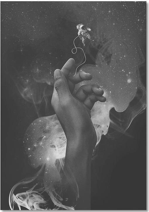Produktbild Juniqe Hands in Love - Paare (A5, Blanko)