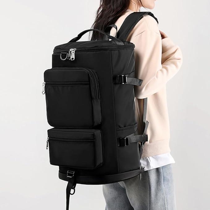 Immagine prodotto Only-Bags.Store Grande zaino da viaggio con spallacci staccabili - perfetto per il fitness, il nuoto e molto altro