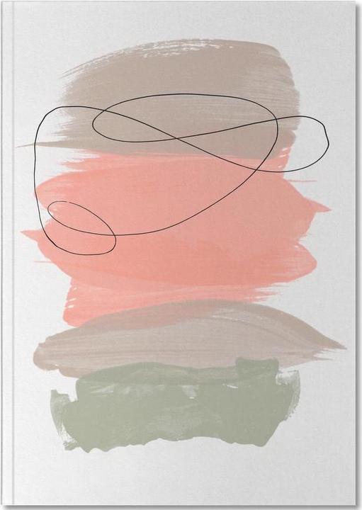 Produktbild Juniqe Sand Meets Peach And Sage - Abstrakt & Geometrisch (A5, Gepunktet)