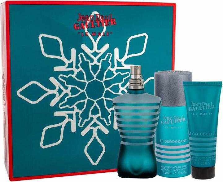 Actual product image Gaultier Le Male Eau de Toilette 125ml + SG 75ml + Deo 150ml (Eau de toilette, 150 ml)
