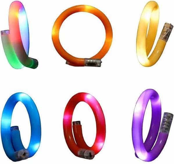 Produktbild Magni LED Wickel-Armband 4fach sortiert (Kunststoff)
