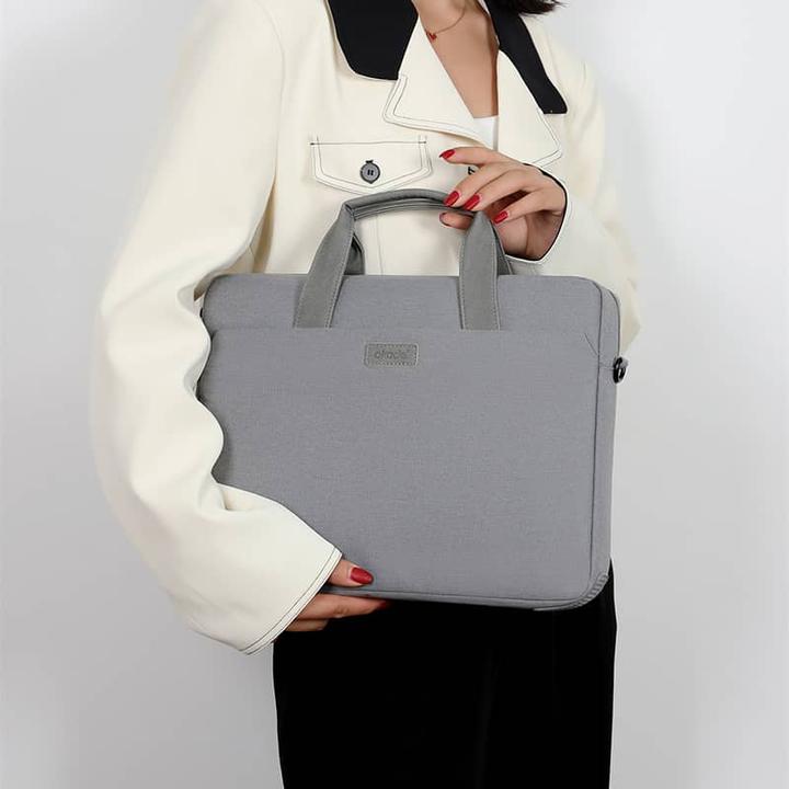 Actual product image Okade MacBook / laptop bag, 15.6 inch, T64, grey (15.60")