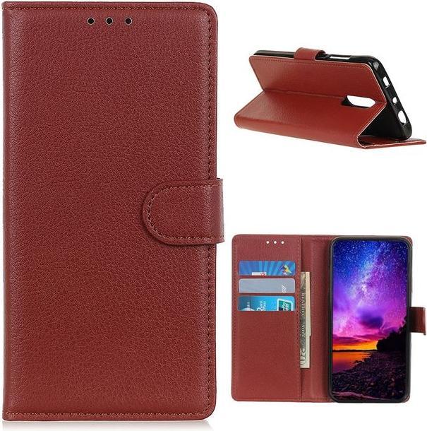 Productafbeelding MU Classic Litchi Leren Boekomslag Serie (Nokia 2.4)