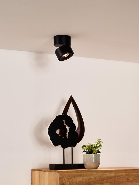 Actual product image Lucide YUMIKO - Ceiling spotlight - Ø 7,8 cm - LED Dim. - 1x8W 2700K - Black 35911/08/30 (480 lm)