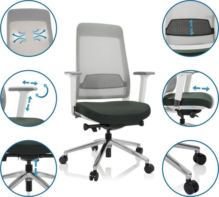Actual product image Hjh Office Chiaro T2 White