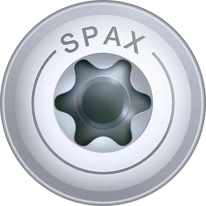 Produktbild Spax HI.FORCE Tellerkopf Schraube 6,0 x 40 mm 200 Stk. ( 0251010600405 ) Torx T-Star Plus T30 (200 Schrauben pro Stück)