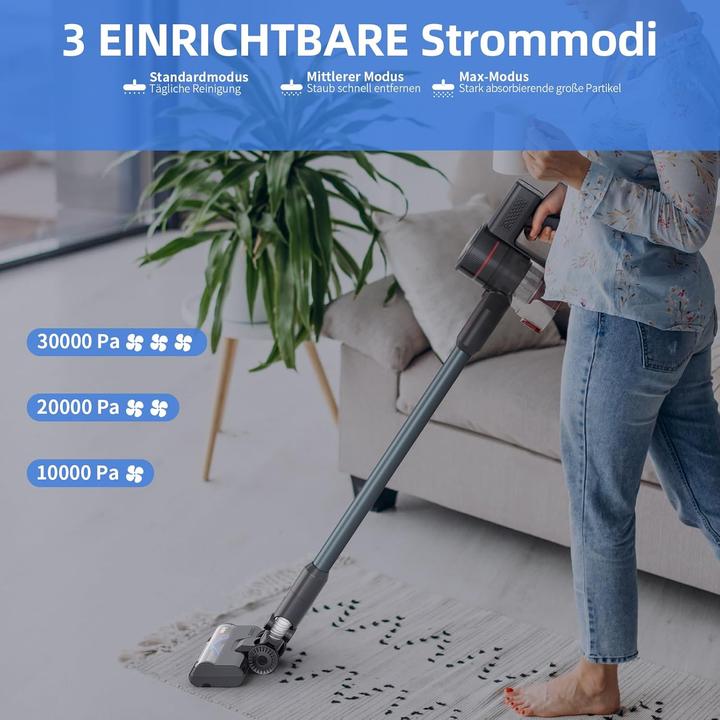 Produktbild Redkey P9 Akku Staubsauger Kabelloser 8-in-1 Handstaubsauger, 350W, 30000Pa, 60Min