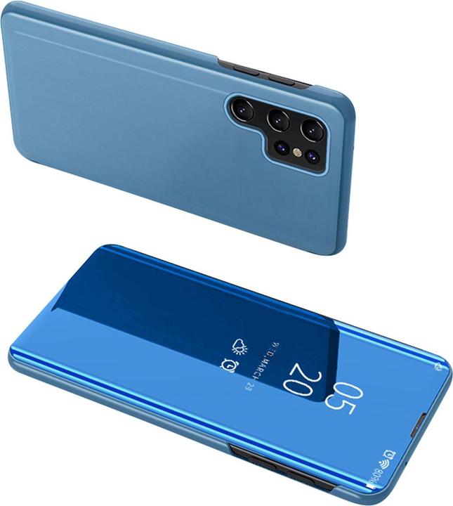 Immagine prodotto Hurtel Custodia Clear View per Xiaomi POCO C65 / Redmi 13C con sportello - Blu (Xiaomi Redmi 13C)