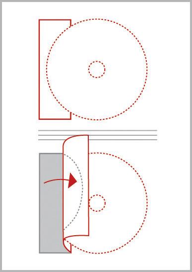 Actual product image HERMA Mini CD labels A4