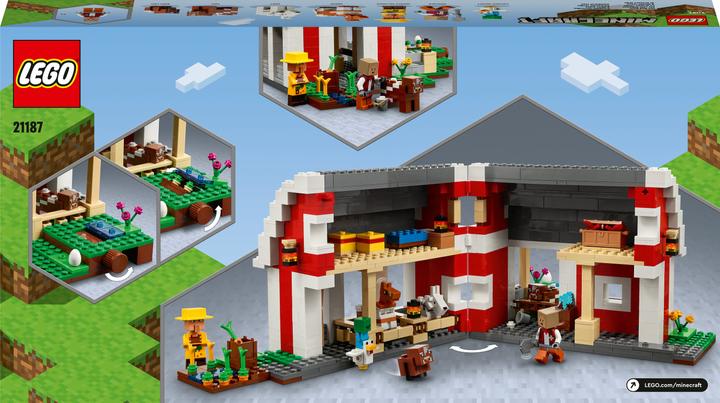 Actual product image LEGO The red barn (21187, LEGO Minecraft)