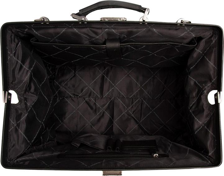 Produktbild The Vegan Cow Chesterfield Brand Leren Weekendtas Zwart Corfu (41.90 l)