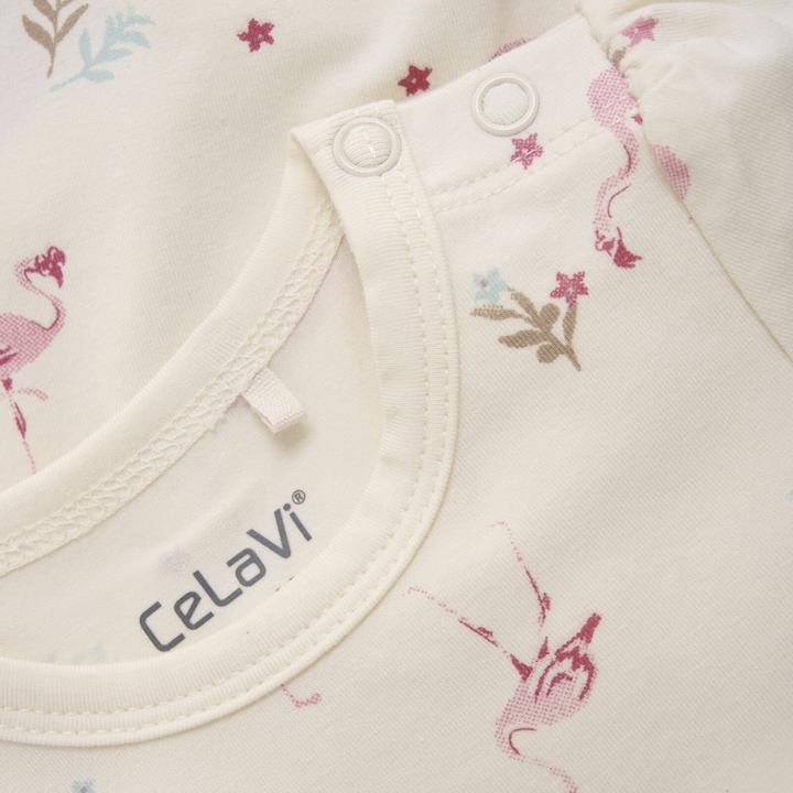 Actual product image CeLaVi Bamboo bodysuit short sleeve Brandied Apricot (80)