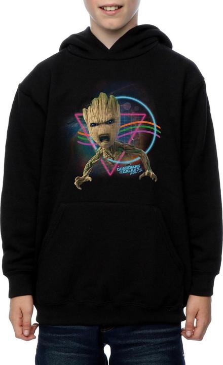 Actual product image Boys Guardians Of The Galaxy Neon Groot Hoodie (116)