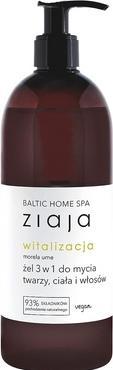 Ziaja Baltic Home Spa Witalizacja żel 3w1 do mycia twarzy ciała i włosów 500ml (500 ml)