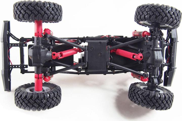 Actual product image Amewi AMX Rock Crawler AM24 4WD 1:24 RTR mustard color (RTR Ready-to-Run)
