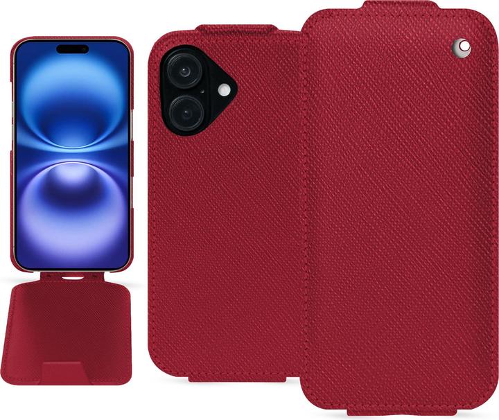 Actual product image Noreve Vertical leather shell (Apple iPhone 16)