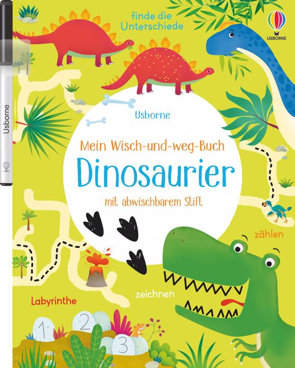 Produktbild Mein Wisch-und-weg-Buch: Dinosaurier (Deutsch, Kirsteen Robson, 2022)
