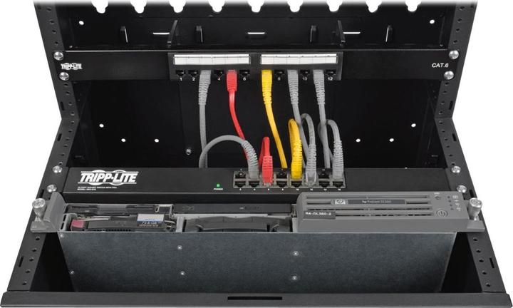 Immagine prodotto Eaton SmartRack 12U Basso profilo con montaggio verticale e a parete per server di piccole dimensioni (12 HE, Rack da 19 pollici)